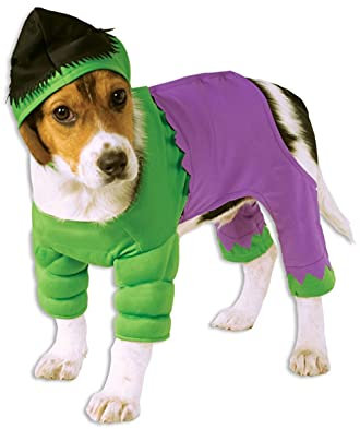 Rubie's 580069M Official Hulk Pet Dog Costume, Green/Blue, Medium Halloween Halloween