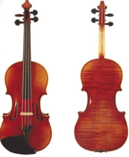 D Z Strad Violine Modell 101 aus Massivholz mit 4/4 volle Größe mit Tasche, Bogen und Kolophonium 1/4-size
