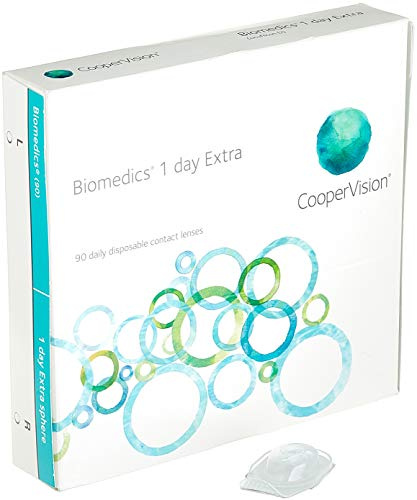 Biomedics 1 day Extra sphere, Tageslinsen weich, 90 Stück / BC 8.80 mm / DIA 14.20 mm / 4.50 Dioptrien