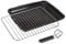 Invero® Universal Oven Cooker Grill Pan Tray Complete with Steel Wire Rack and Detachable Handle Suitable for Most Oven Cookers - 387mm x 300mm