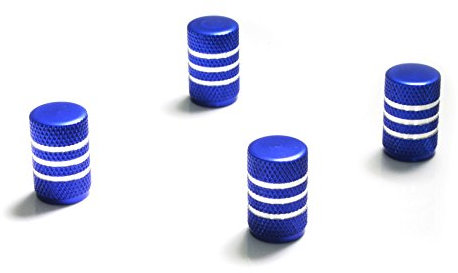 VENTILKAPPEN - Racing Kappen Caps - JDM Felgen Ventil Kappen - DUB (Blau)