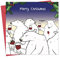 Twizler Merry Christmas Karte mit Polar Bär, Party, Wein und Kerl – Happy Weihnachten – XMAS Karte – Funny Christmas Card – Damen Weihnachten – Herren Weihnachten Karte