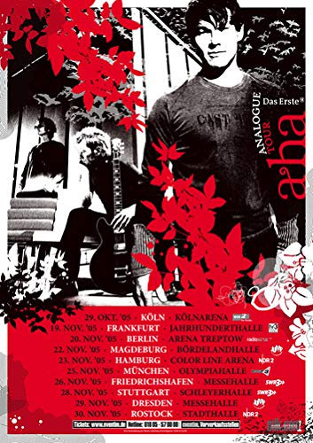 a-ha - Cosi Prisons, Tour 2005 » Konzertplakat/Premium Poster | Live Konzert Veranstaltung | DIN A1 «