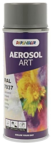 Dupli-Color 221200 AEROSOL ART RAL 7037 staubgrau glänzend 400 ml