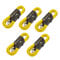 5 x 10m Male to Female XLR Mic Leads/Balanced Microphone Cables / 8 Colours/Multi-Packs Yellow