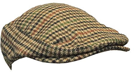 Walker & Hawkes - Berretto piatto in lana in stile country, unisex Beige medium