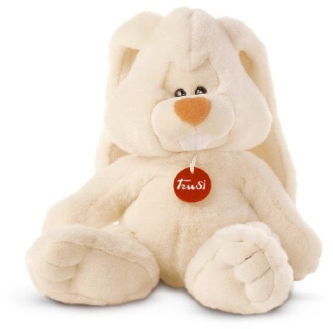 Trudi Coniglio Virgilio Coniglio Peluche Classico Mascotte e animali fattoria. Regalo del Compleanno e Festa Mamma e papà | 20x37x20cm Taglia M | Animali da fattoria | Modello 13701