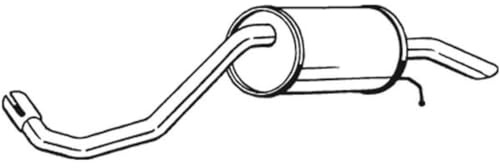 BOSAL Endschalldämpfer 233-419 | Kompatibel mit: VW FOX Schrägheck