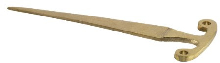 Unbekannt Kerzen Bohrer Messing Gold (Länge 17 cm)