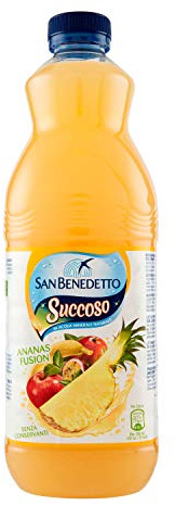 6x San Benedetto Succoso Ananas Fusion PET flasche 1,5 Lt Fruchtsaft saft