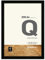 nielsen Bilderrahmen, 21 x 29,7 cm (A4), Holz, Schwarz, Dokumentenrahmen zum Aufhängen im Hoch- & Querformat, Echtglas, Quadrum