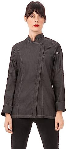 Chef Works Women's Gramercy Denim Chef Coat Womens Gramercy Chef Coat (pack of 1)