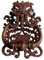 Esschert Fallen Fruits LH50 Heurtoir décoratif de Porte
