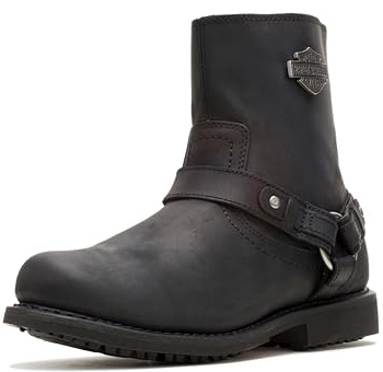 HARLEY-DAVIDSON, stivale scout da uomo, nero (Black), 43