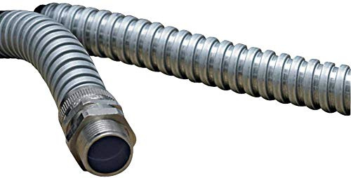 HellermannTyton 166-30110 SC10 Stahlschutzschlauch Metall 6.80mm 10m