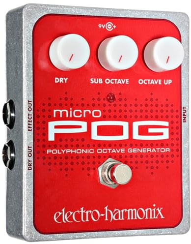 Electro-Harmonix Micro POG Polyphonic Octave Generator Pedal