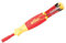 Wiha 28393 Insulated Slim Line Precision Pop Up Screwdriver Set, Slotted, 7-Piece