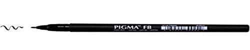 SAKURA Pigma Pinselstift, fein, Schwarz