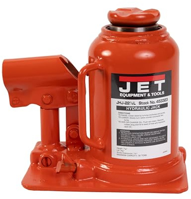 JET 22.5-Ton Low-Profile Hydraulic Bottle Jack w/ Handle (JHJ-22-1/2L)