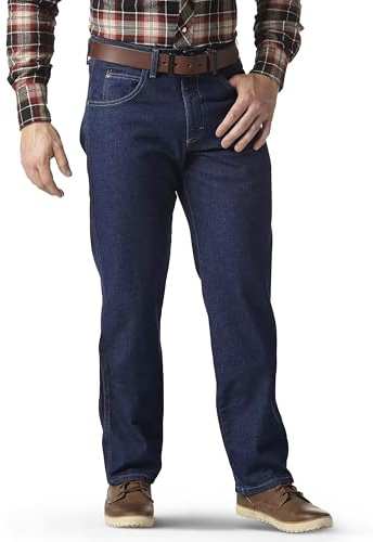 Wrangler Jeans para Hombre, Mezclilla Azul Marino Antiguo, 48W x 32L