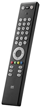 One For All URC 3910 - Mando a distancia para TV (alcance máximo 15 metros, 0-455 kHz, teletexto), color negro