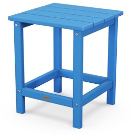 POLYWOOD Beistelltisch Long Island Polyholz 45,7 cm Pacific Blue