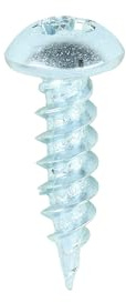 TIMCO PZ2 Round BZP Twin Woodscrews - 8 x 5/8 - Zinc Plated - Box of 200