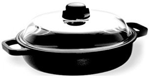 Risolì Tegame Con Coperchio Induction Antracite 28 cm