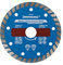 Silverline 950392 Marble Cutting Diamond Blade 110 x 20 mm Castellated Continuous Rim,BLUE
