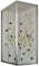Cabine douche 90x110 Ouv. 110 CM 198 Transparent mod. Cristal Duo 2 Portes
