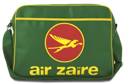 Logoshirt® Air Zaire I Logo I Shoulder Bag I Retro I Landscape Format I Green I Licensed Original Design
