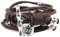 Beau Soleil Jewelry Armband Leder Wickelarmband Ibiza Lederschmuck Braun