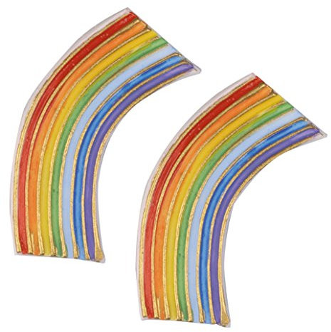 Efco Wax Decoration Rainbow Small Wachsdeko Regenbogen klein 55 x 25 mm 1 Stück Mehrfarbig, Wachs
