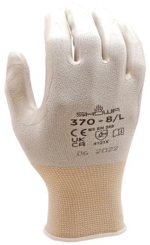 Showa GUANTI 370-NBR BIANCHI NITRILE CE-2, 6/S