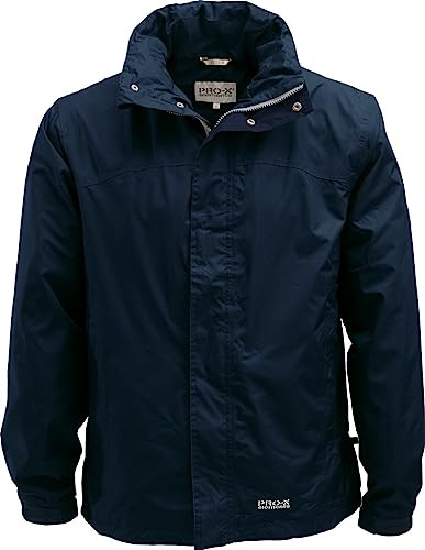 PRO-X elements Funktionsjacke Herren MERAN I Regenjacke mit verschweißten Nähten, Unterarmbelüftung inkl. Packsack I Atmungsaktiv, wasser- & windfest