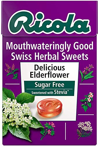 RICOLA Swiss Herbal Sweets - Elderflower 45g (Pack of 20)