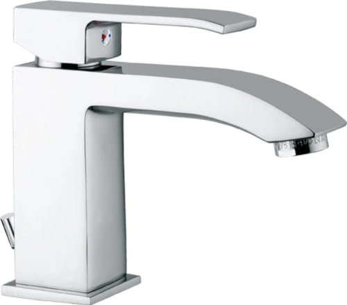 NEU WASCHBECKEN ARMATUR Waschtisch MIT Ablaufgarnitur LEVEL LES075 CR PAFFONI