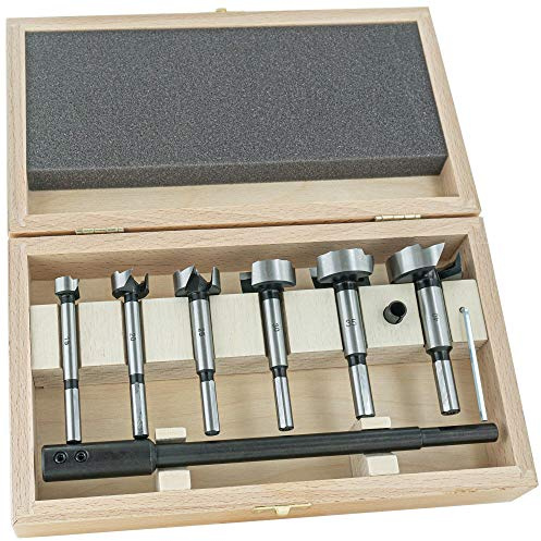 ENT 40108 Forsnterbohrer Wave Cutter Set 8-teilig Durchmesser (D) 15-20-25-30-35-40 mm