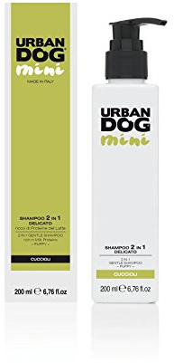 SCHONENDES SHAMPOO 2 IN 1 FÜR HUNDE reich an Milcheiweißen 200 ml - GVO-frei und 100% Made in Italy