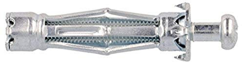 Molly M18010-XJ Chevilles métalliques à expansion avec vis Ø13mm, Gris, Set de 16 Pièces