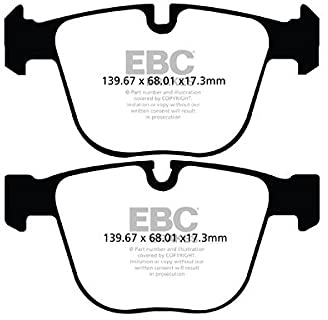 EBC Brakes DPX2020 Ultimax OEM Replacement Brake Pads Compatible with BMW 7 (F01, F02, F03, F04), 5 Gran Turismo (F07) Models