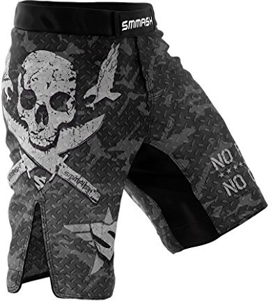 SMMASH Kurze Trainingshose für Herren MMA Kampfsport Boxen Sport Gym Fitness, Kurze Hose, Sporthose Kurz, Männer-Sportbekleidung, Leichte Kampfhose, Atmungsaktive Fightshorts für Thaiboxen Kickboxen