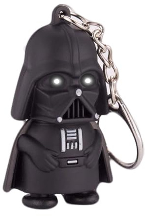 Pimp My Shoes Dark Villain Trilogy Collectors Cartoon Keyring with Light-Up Eyes & Sound | Bag Clip Charm | Novelty Stocking Filler Gift for Kids, Men & Women – Birthday & Christmas Ideas