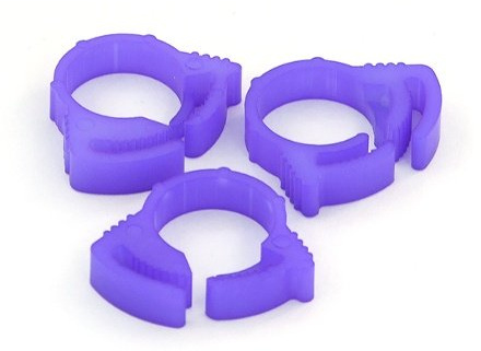 PrimoChill Schlauchschelle 19mm (3/4 OD) Kunststoff UV Lila