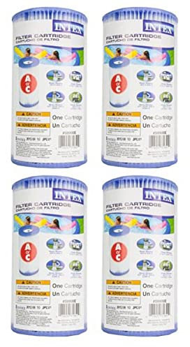 Intex tipo A Easy set Pool filtro a cartuccia (4-pack) | 29000E (59900E)