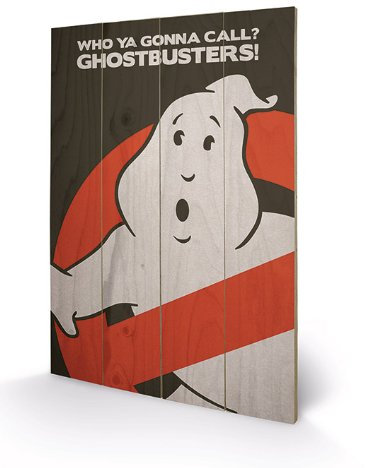 Pyramid International Ghostbusters Logo, Holzdruck, 40 x 59 cm, Holz, Mehrfarbig, 40 x 59 x 1.3 cm