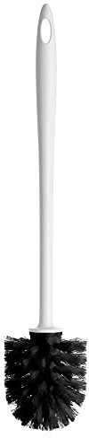 Tatay Escobilla WC | Mango Escobilla Baño Sin Soporte | Mango Resistente | Fabricado en España | Polipropileno | Mantiene la Higiene con una Fácil Limpieza | 7,5 x 7,5 x 36 cm- Blanco