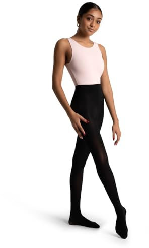 Capezio Studio Basics Footed Tight Collants, Noir, S-M (Lot de 3) Femme