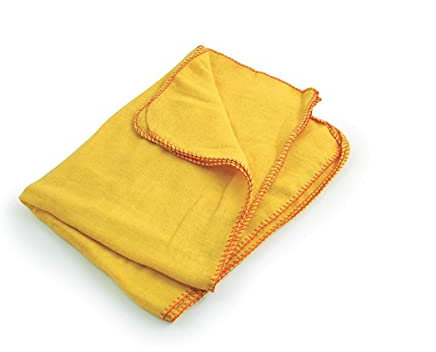 Yellow Dusters 100 per Cent Cotton [Pack 10]