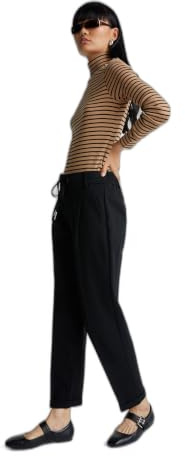 United Colors of Benetton Damen 4di4df00j Hose, Schwarz 100, XL